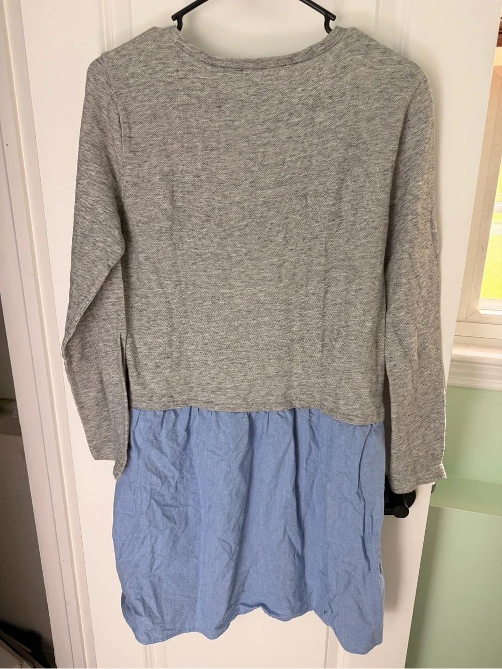 J. Crew Heather Gray Pullover Dress
